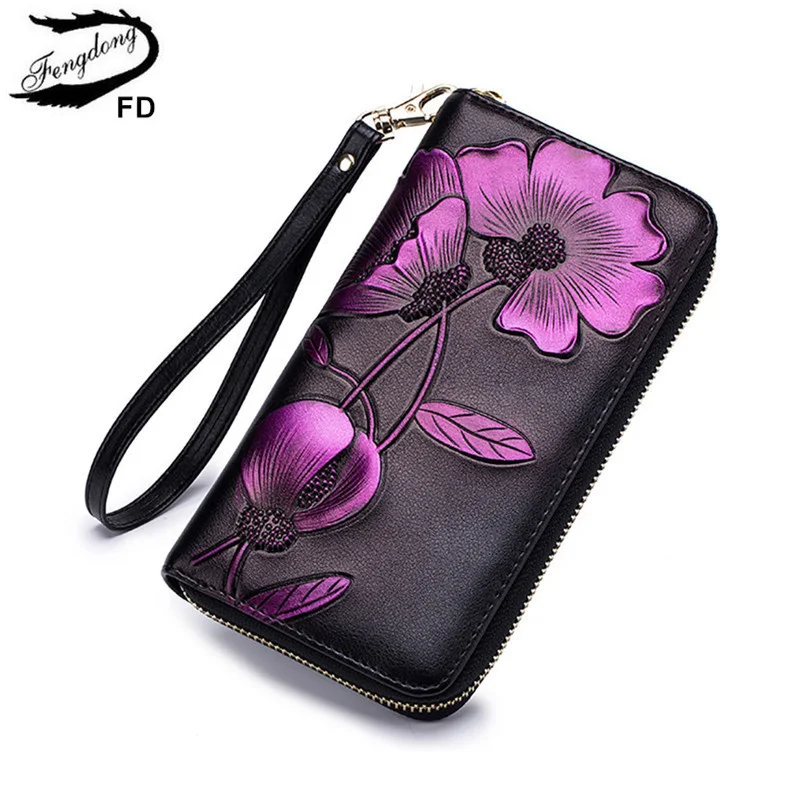 women leather wallet flower phone bag vintage floral purse gifts for girls zipper long rfid female card holder
women leather wallet flower phone bag vintage floral purse gifts for girls zipper long rfid female card holder