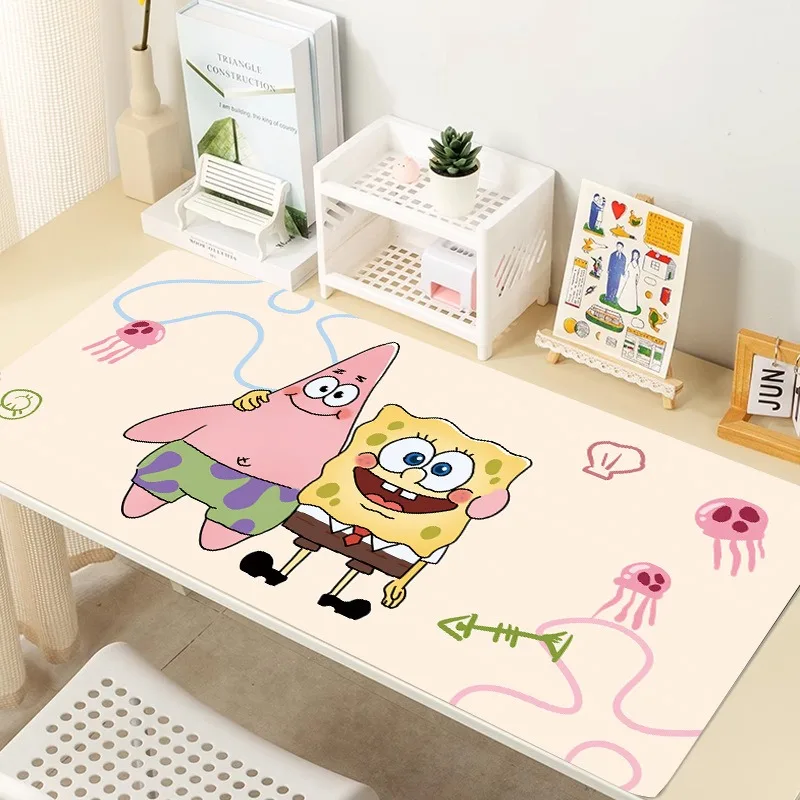 Kawaii Desk Mat Over Edge Mausepad SpongeBob SquarePants Rubber Non-slip Pc Gaming Pad Mouse Gamer Keyboard
Kawaii Desk Mat Over Edge Mausepad SpongeBob SquarePants Rubber Non-slip Pc Gaming Pad Mouse Gamer Keyboard