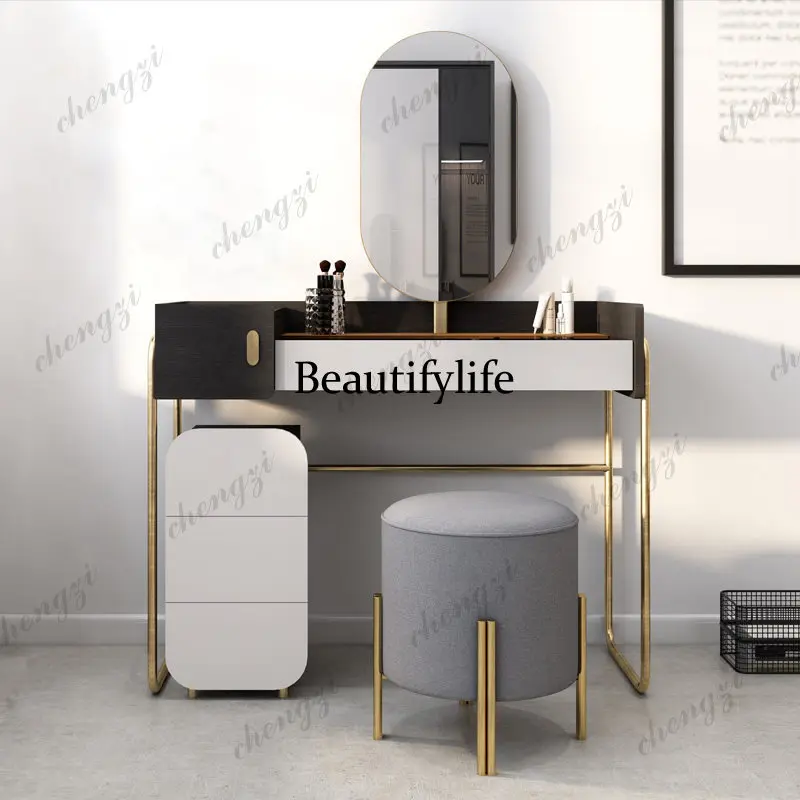 Sturdy Simple Makeup Table Small Space Lounges Bedroom Dressing Table Adult Black Modern Coiffeuse Chambre Furniture Home
Sturdy Simple Makeup Table Small Space Lounges Bedroom Dressing Table Adult Black Modern Coiffeuse Chambre Furniture Home
