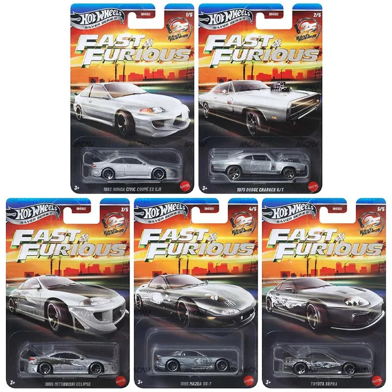 Hot Wheels Silver Series Fast & Furious 26 New Honda Civic Dodge Charger Mitsubishi Eclipse Collectible Car Model Toy Gift
Hot Wheels Silver Series Fast & Furious 26 New Honda Civic Dodge Charger Mitsubishi Eclipse Collectible Car Model Toy Gift