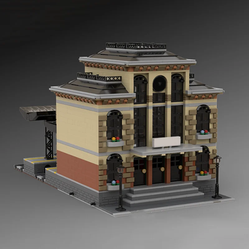 3619 шт. модульный немецкий поездный вокзал MOC DIY модель строительные блоки – современная станция ICE с багажной тележкой и подставкой для дисплея
3619 шт. модульный немецкий поездный вокзал MOC DIY модель строительные блоки – современная станция ICE с багажной тележкой и подставкой для дисплея