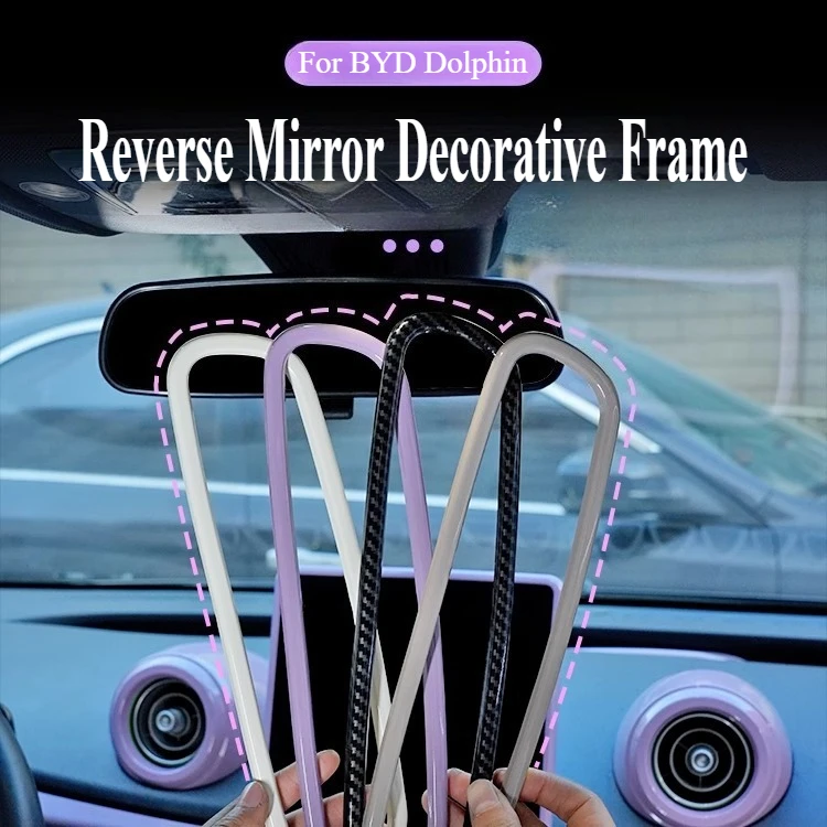 For BYD Dolphin Reverse Mirror Decorative Frame Protective Cover ABS Waterproof Wear-Resistant Scratch Resistant Modified
For BYD Dolphin Reverse Mirror Decorative Frame Protective Cover ABS Waterproof Wear-Resistant Scratch Resistant Modified