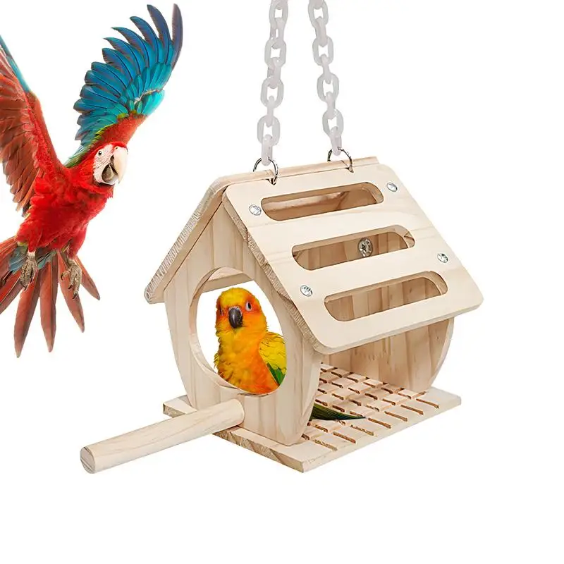 Bird Nest Bed Outdoor Birdhouse Bird Hangs Nest Wooden Hanging Birdhouse Small Outdoor Garden Parrot Bird Nest For Balcony
Bird Nest Bed Outdoor Birdhouse Bird Hangs Nest Wooden Hanging Birdhouse Small Outdoor Garden Parrot Bird Nest For Balcony