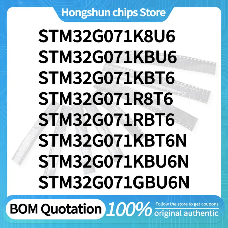 STM32G071GBU6N STM32G071KBU6 STM32G071KBU6N STM32G071KBT6 STM32G071KBT6N STM32G071R8T6 071RBT6 STM32G071K8U6 Standard version
STM32G071GBU6N STM32G071KBU6 STM32G071KBU6N STM32G071KBT6 STM32G071KBT6N STM32G071R8T6 071RBT6 STM32G071K8U6 Standard version