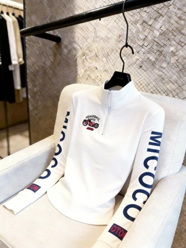 Summer 2026 Casual Elegant Letter Print White Top Slimming Design Sense T-Shirt Long Sleeve Girl Commute Regular Length
Summer 2026 Casual Elegant Letter Print White Top Slimming Design Sense T-Shirt Long Sleeve Girl Commute Regular Length