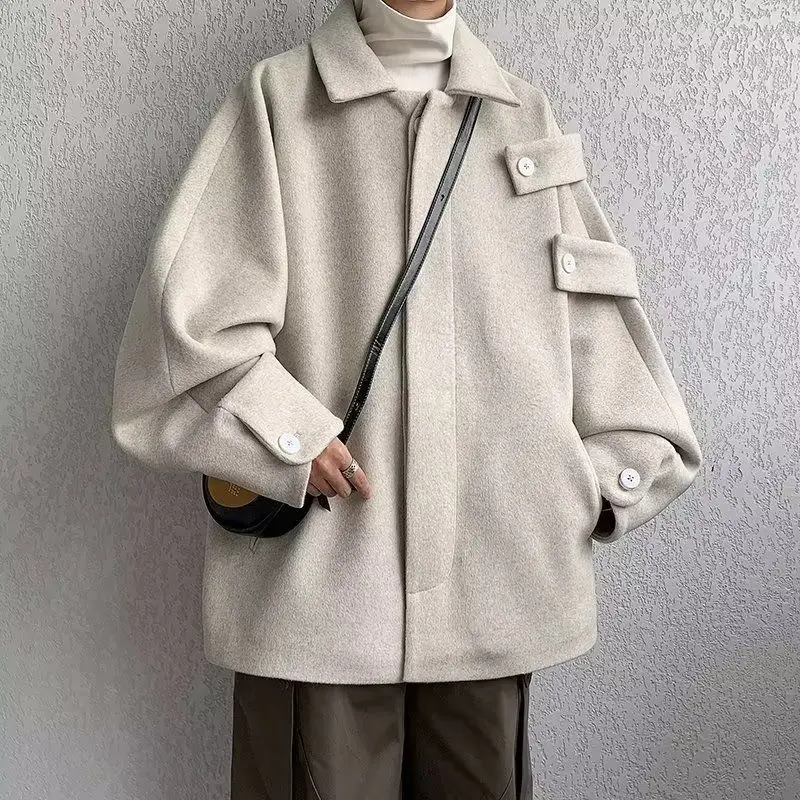 Wool Blend Jacket Man Korean Mens Mid-Length Turtleneck Adjustable Hooded Lightweight College Autumn-Winter Thermal Quick-Drying
Wool Blend Jacket Man Korean Mens Mid-Length Turtleneck Adjustable Hooded Lightweight College Autumn-Winter Thermal Quick-Drying