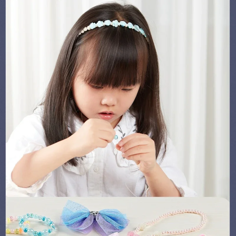 Beaded Children Wearing DIY Handmade Bracelet for Amblyopia Training Jewelry Making Materials Package Puzzle
Beaded Children Wearing DIY Handmade Bracelet for Amblyopia Training Jewelry Making Materials Package Puzzle