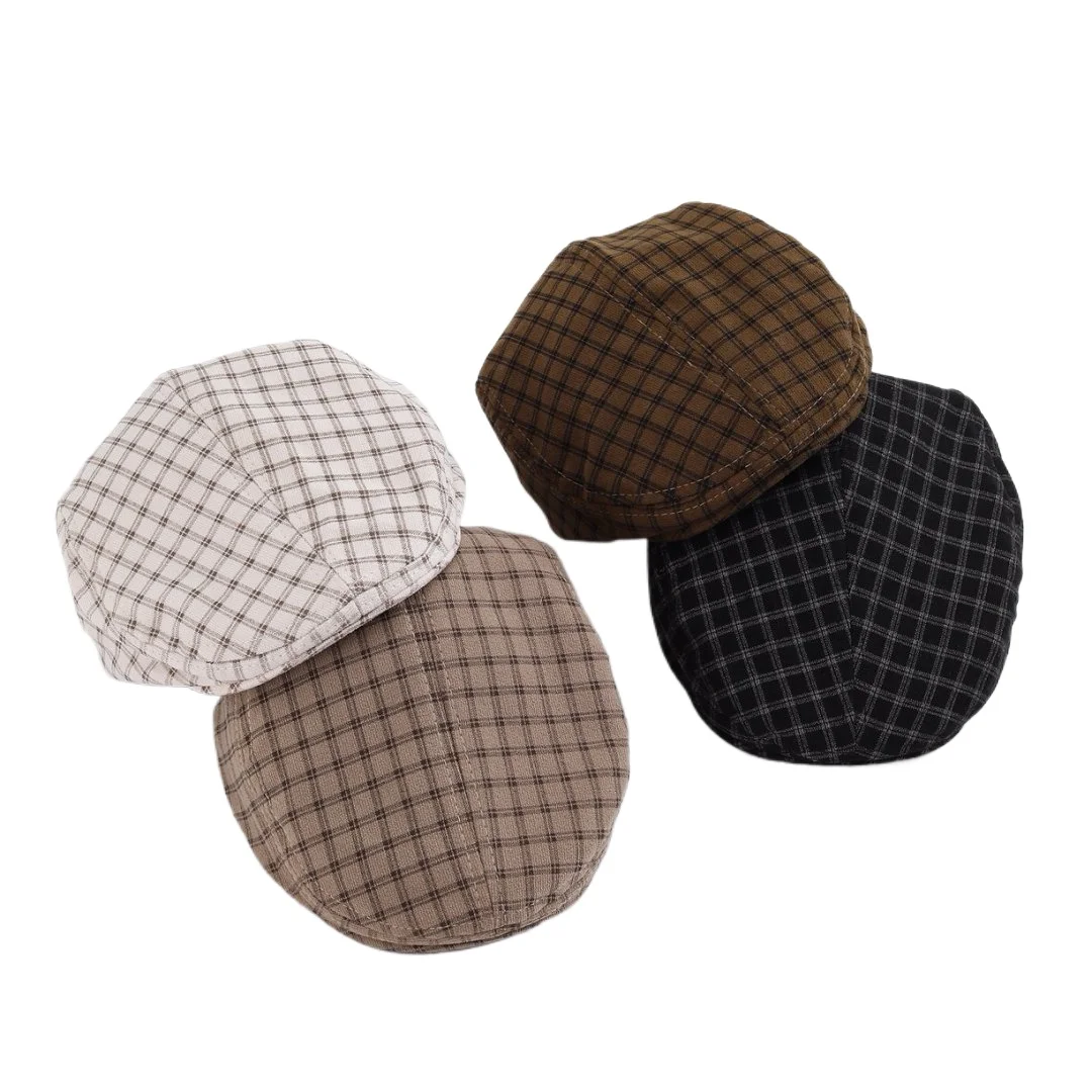 Autumn Winter British Retro Children's Beret Baby Painter Hat for Boys and Girls Grid Kids Hat Outdoor Travel Toddler Warm Cap
Autumn Winter British Retro Children's Beret Baby Painter Hat for Boys and Girls Grid Kids Hat Outdoor Travel Toddler Warm Cap