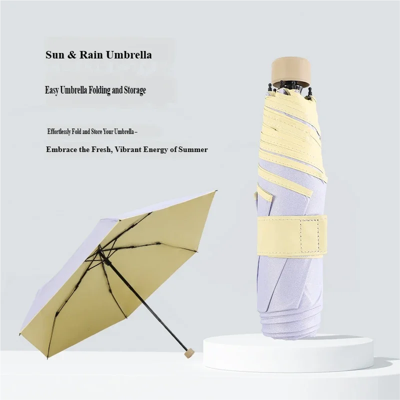 6 Ribs Color Glue Memory Patch Umbrella, Easy to Fold & Store, Sun Protection & UV Protection Umbrella for Women, Compact Ultra-
6 Ribs Color Glue Memory Patch Umbrella, Easy to Fold & Store, Sun Protection & UV Protection Umbrella for Women, Compact Ultra-