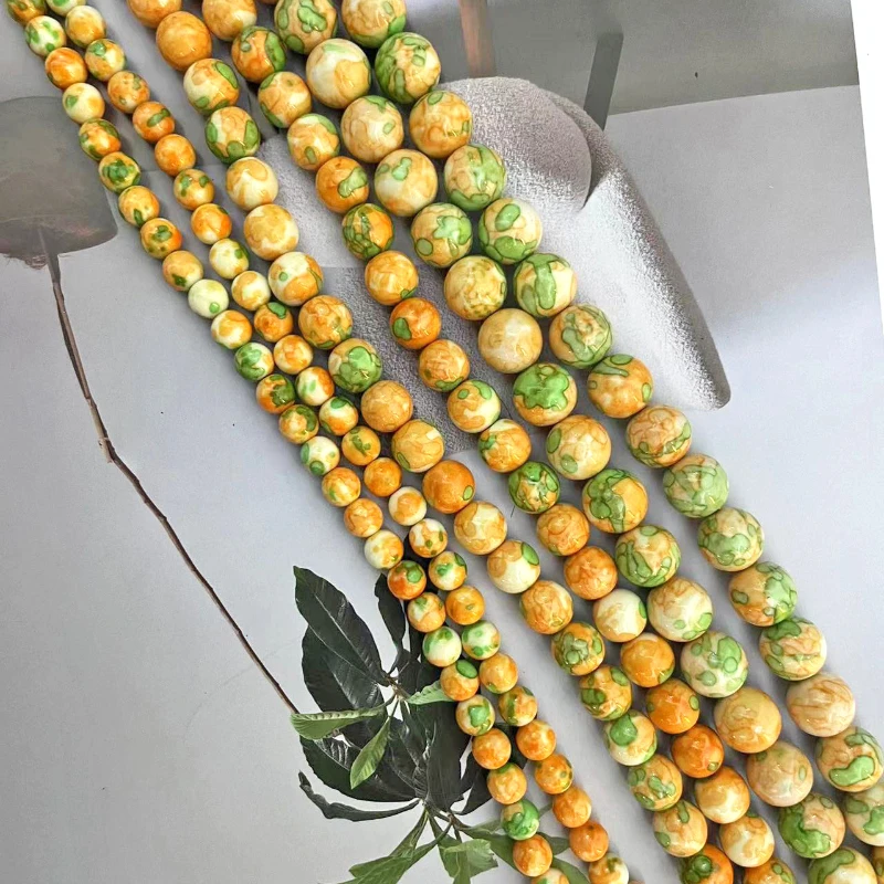 New Natural Rain Flower Stone Round Bead Loose Bead Handmade DIY Bracelet Necklace Women's Earrings Accessories Wholesale
New Natural Rain Flower Stone Round Bead Loose Bead Handmade DIY Bracelet Necklace Women's Earrings Accessories Wholesale
