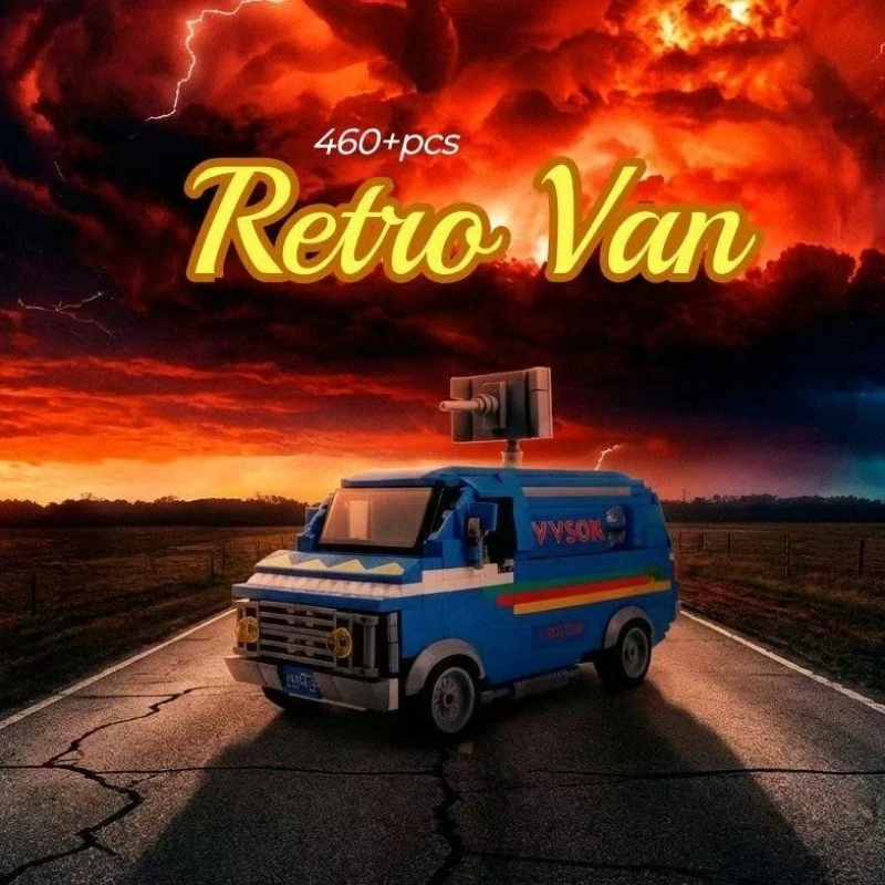 Sci-Fi Vehicle Building Blocks Toys Car Retro Van Mystery Town Bricks Model Set Gifts for Adult Kids
Sci-Fi Vehicle Building Blocks Toys Car Retro Van Mystery Town Bricks Model Set Gifts for Adult Kids