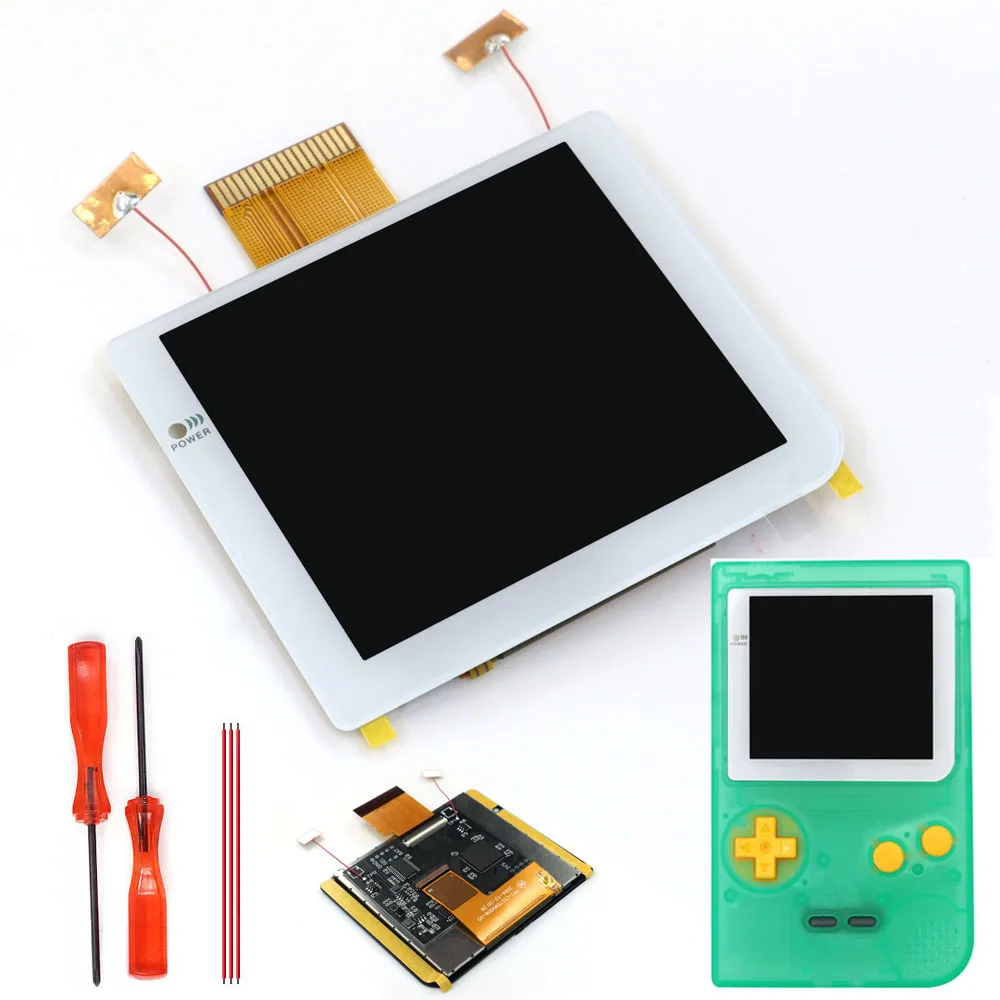 Комплекты ламинированных ЖК-экранов 2026 White GBP IPS 2.8'' с высокой яркостью, подсветкой, разрешением 480x432, с функцией масштабирования и предварительно вырезанным корпусом для Gameboy Pocket
Комплекты ламинированных ЖК-экранов 2026 White GBP IPS 2.8'' с высокой яркостью, подсветкой, разрешением 480x432, с функцией масштабирования и предварительно вырезанным корпусом для Gameboy Pocket
