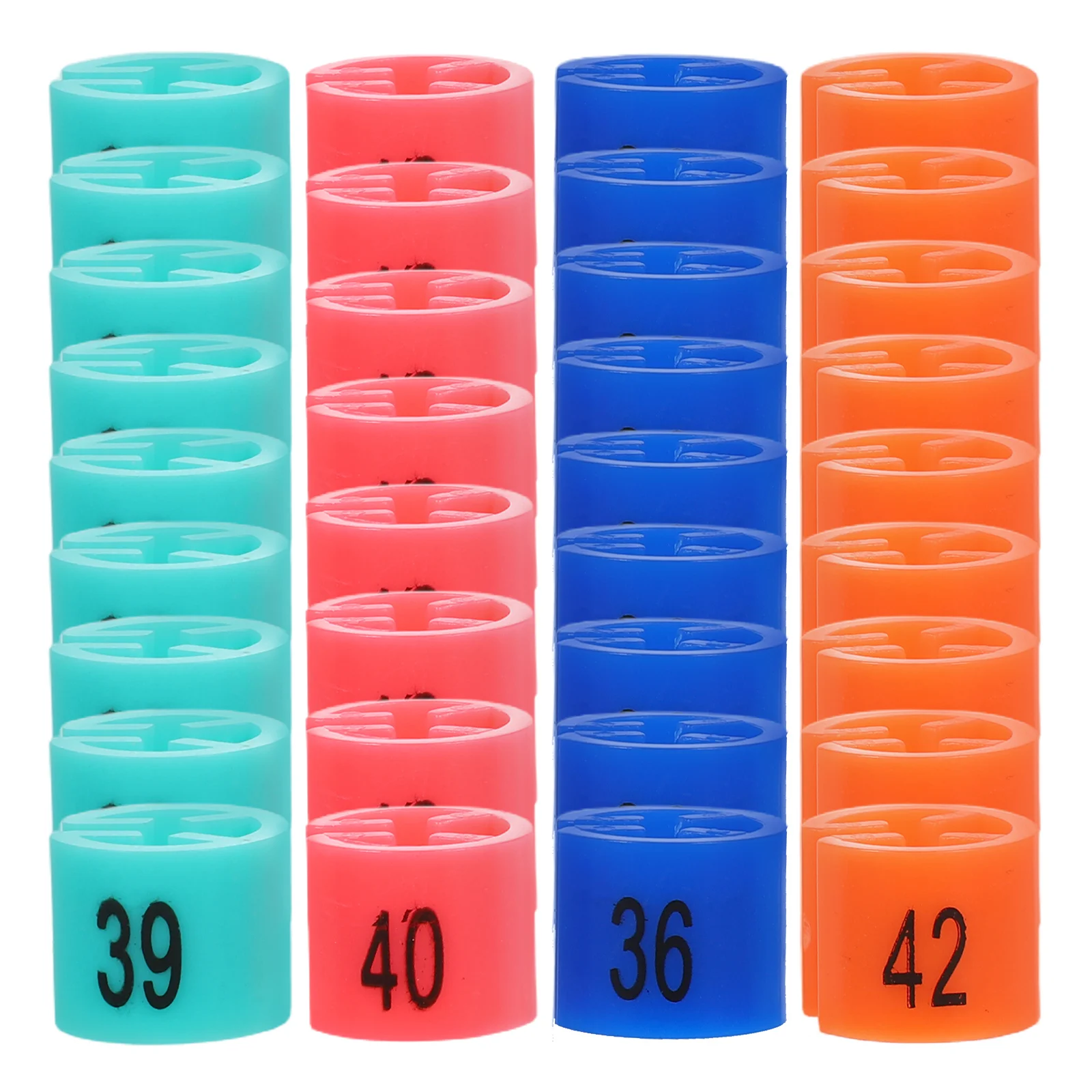 180Pcs Plastic Clothes Hanger Size Markers Color-Coded Number Tabs for Retail Store Laundry Wardrobe Sorting System
180Pcs Plastic Clothes Hanger Size Markers Color-Coded Number Tabs for Retail Store Laundry Wardrobe Sorting System