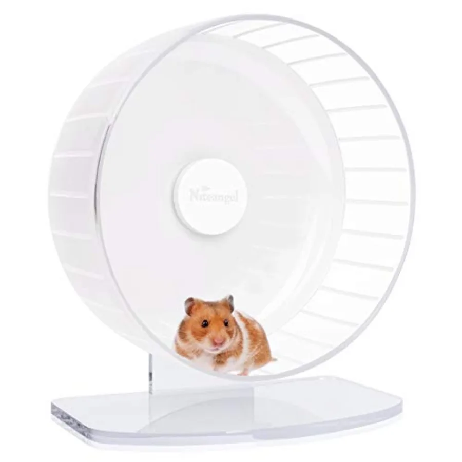 Super-Silent Hamster Exercise Wheels: - Quiet Spinner Hamster Running Wheels with Adjustable Stand for Hamsters Gerbils Mice Or
Super-Silent Hamster Exercise Wheels: - Quiet Spinner Hamster Running Wheels with Adjustable Stand for Hamsters Gerbils Mice Or