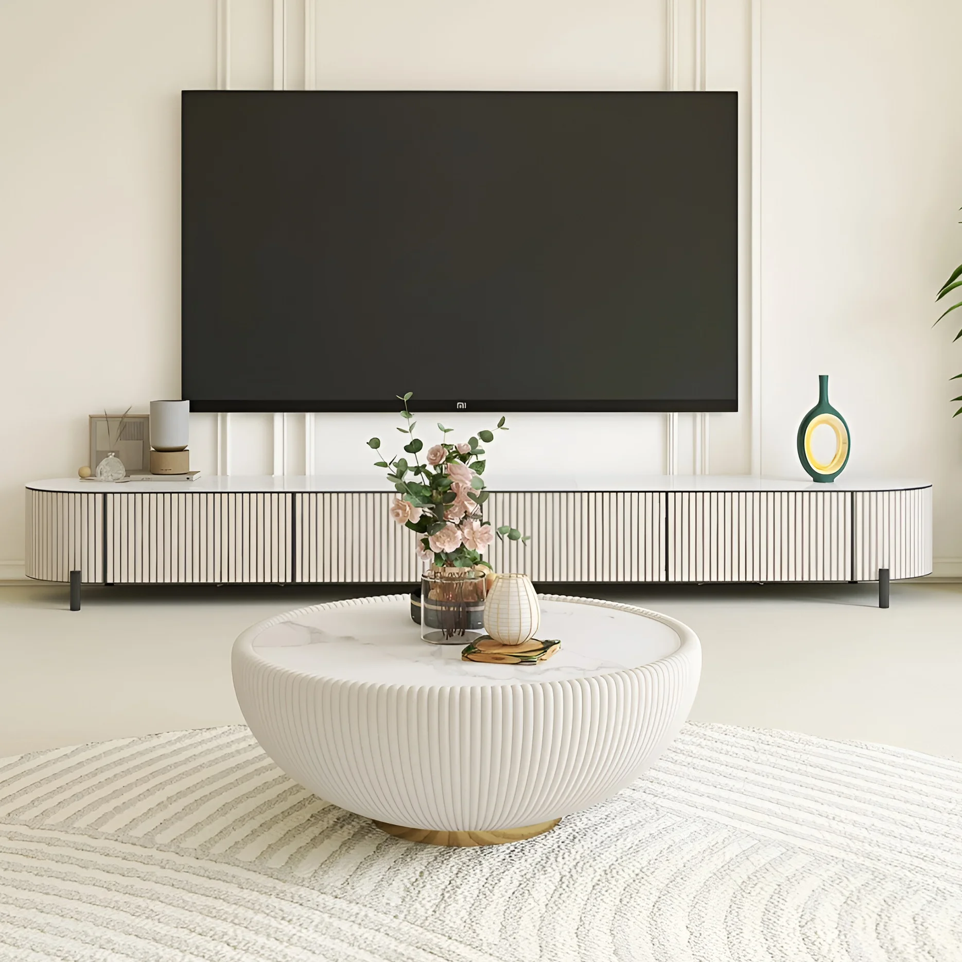 French cream wind rock board coffee table small apartment living room home Nordic light luxury modern simple round child and mot
French cream wind rock board coffee table small apartment living room home Nordic light luxury modern simple round child and mot