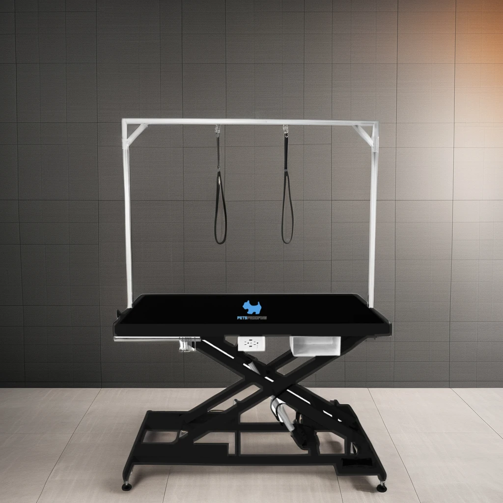 Petsproofing Foldable Pet Shower Hydraulic Non-slip Dog Drying Countertop Grooming Table With Adjustable Arm
Petsproofing Foldable Pet Shower Hydraulic Non-slip Dog Drying Countertop Grooming Table With Adjustable Arm