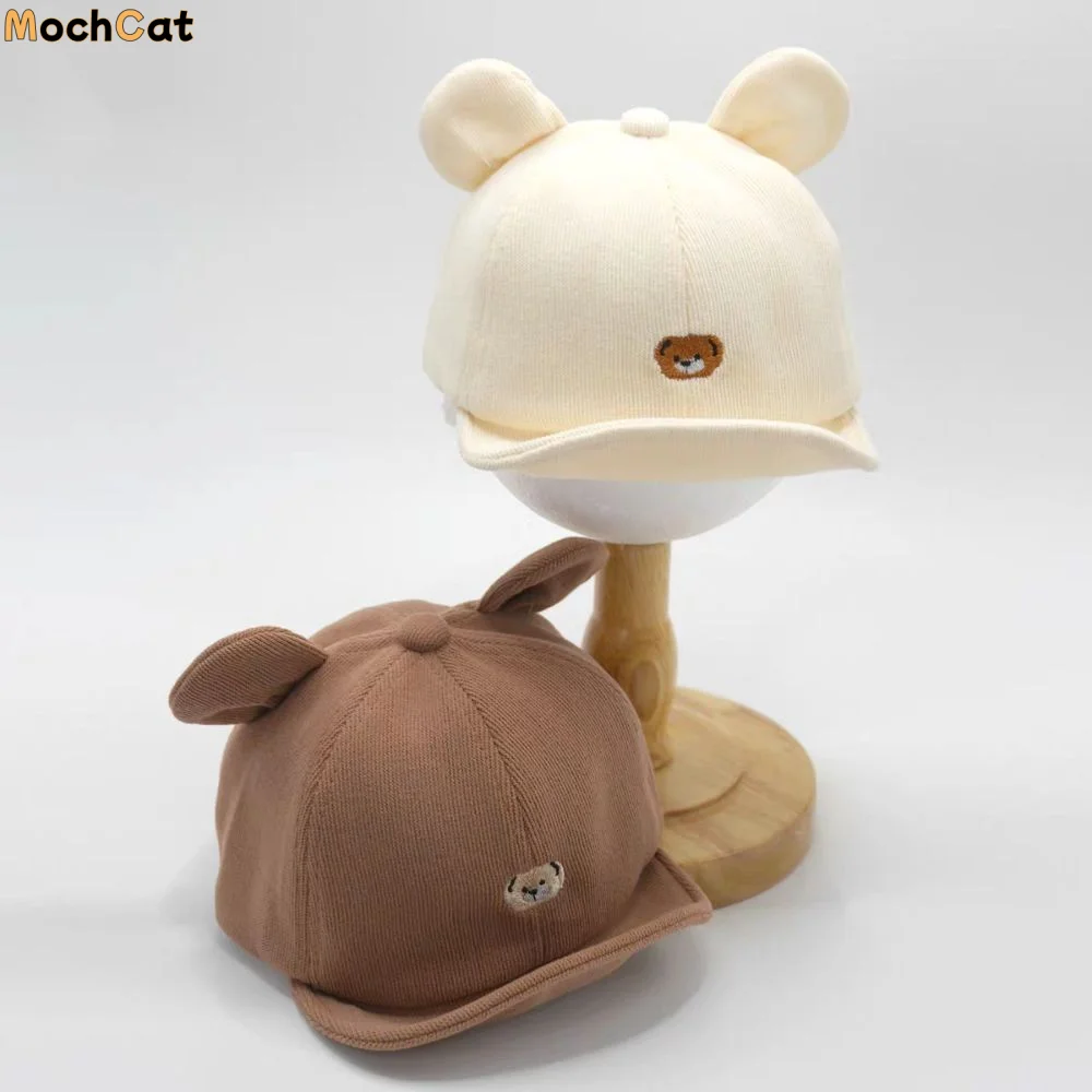 Warm Adjustable Kids Fisherman's Hat Cartoon Bear Ear Baby Visor Hat Solid Color Embroidered Infant Peaked Cap Girls
Warm Adjustable Kids Fisherman's Hat Cartoon Bear Ear Baby Visor Hat Solid Color Embroidered Infant Peaked Cap Girls