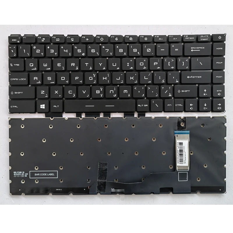 Клавиатура AR для MSI GS66 GE66 GP66 MS-1541/14C1/14C2/16V1/16V2/V3 P40 Prestige 14 Modern 15 MS-14D3/14D2/14D1/14DK/1551
Клавиатура AR для MSI GS66 GE66 GP66 MS-1541/14C1/14C2/16V1/16V2/V3 P40 Prestige 14 Modern 15 MS-14D3/14D2/14D1/14DK/1551