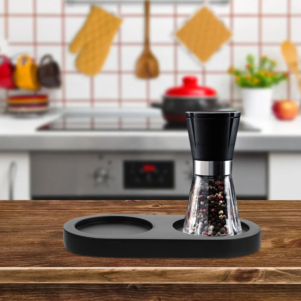 Wooden Pepper Grinder Base Non Slip Elegant Tray for Salt Pepper Compact Spice Holder Kitchen Wooden Condiment Organizer
Wooden Pepper Grinder Base Non Slip Elegant Tray for Salt Pepper Compact Spice Holder Kitchen Wooden Condiment Organizer