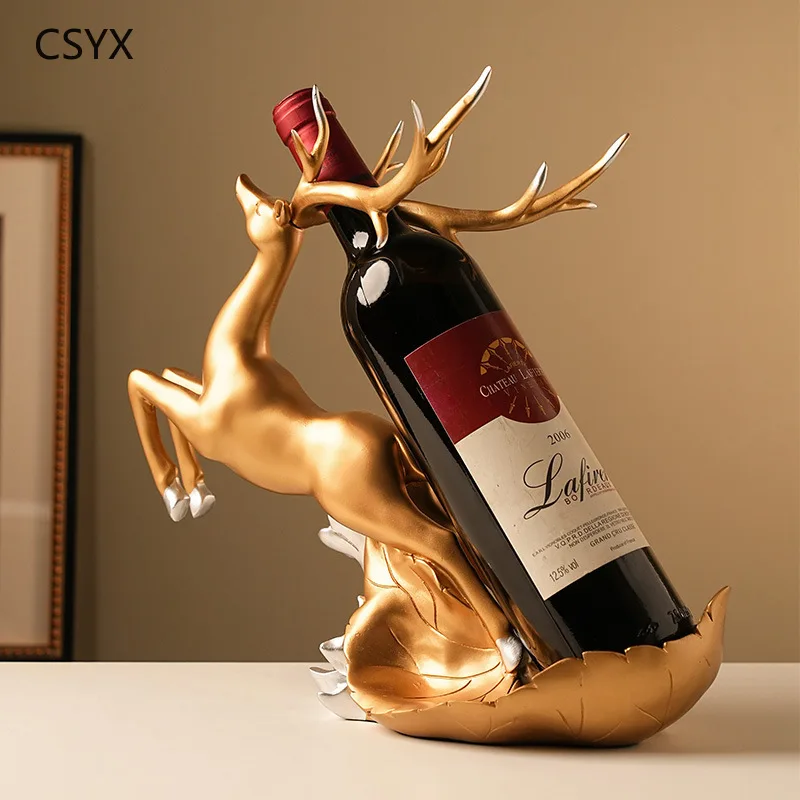 Elk Wine Rack Ornament - Light Luxe New Chinese Style, Entryway & Cabinet Room Decorative Home Item
Elk Wine Rack Ornament - Light Luxe New Chinese Style, Entryway & Cabinet Room Decorative Home Item