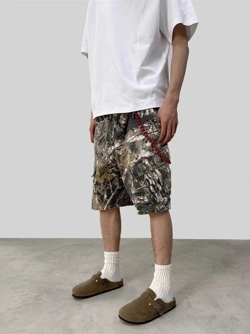 American Sle Loose Casual Camouflage Print orts Five-Quarter Length Summer Wear for Men Comfortable Loose Fit Streetwear
American Sle Loose Casual Camouflage Print orts Five-Quarter Length Summer Wear for Men Comfortable Loose Fit Streetwear