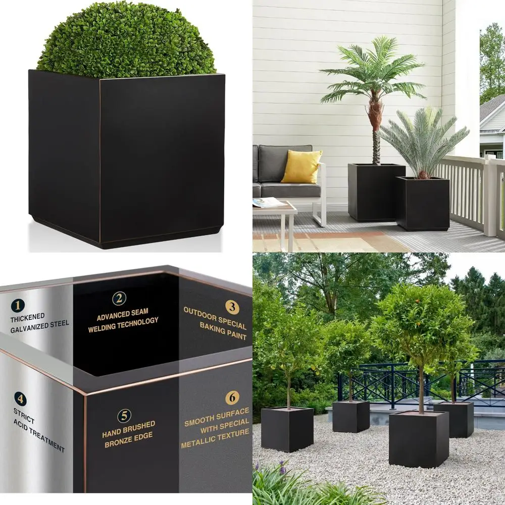Большой бесшовный квадратный ящик для цветов, сборка не требуется, идеально подходит для деревьев, растений и цветов, 21x21x24 дюйма
Большой бесшовный квадратный ящик для цветов, сборка не требуется, идеально подходит для деревьев, растений и цветов, 21x21x24 дюйма