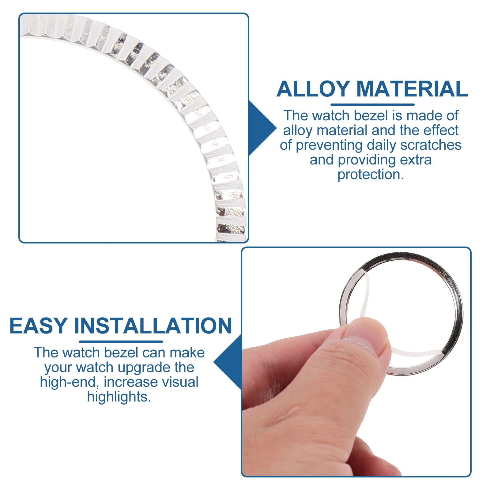 Wavy Bezel Watch Customization Anti Scratch Alloy Ring Cover Smart Watch Upgrade Fashion Accessory Phone Dust Plug
Wavy Bezel Watch Customization Anti Scratch Alloy Ring Cover Smart Watch Upgrade Fashion Accessory Phone Dust Plug