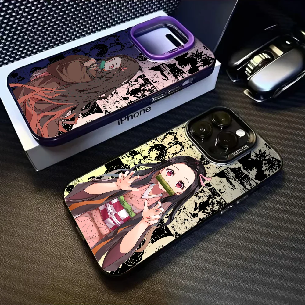 Kamado N-Nezuko Anime Girl Phone Case For iPhone 16 15 14 13 12 11 Pro Max Black Matte Multicolor Laser Metallic Aurora Cover
Kamado N-Nezuko Anime Girl Phone Case For iPhone 16 15 14 13 12 11 Pro Max Black Matte Multicolor Laser Metallic Aurora Cover