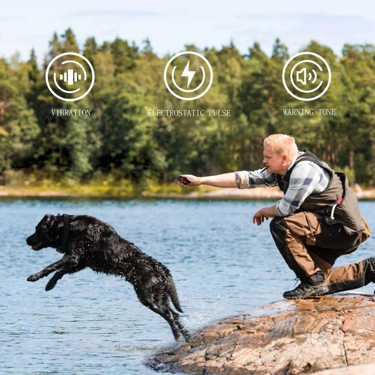 Автоматический ошейник с ограничителем коры, электрическое устройство для дрессировки собак с дистанционным управлением, водонепроницаемый ошейник для дрессировки домашних животных для всех собак
Автоматический ошейник с ограничителем коры, электрическое устройство для дрессировки собак с дистанционным управлением, водонепроницаемый ошейник для дрессировки домашних животных для всех собак