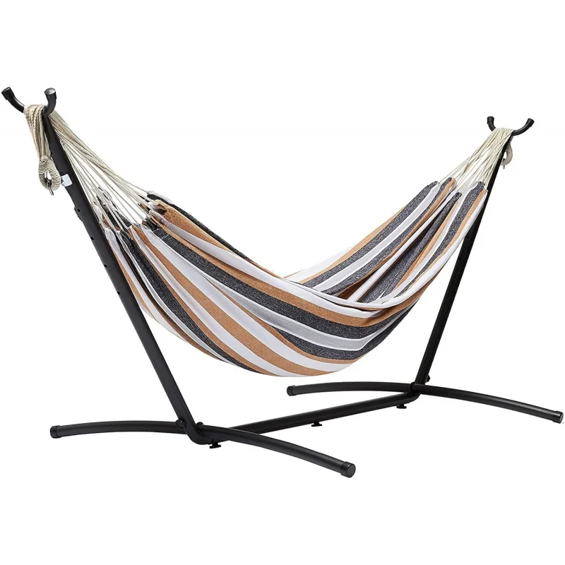 Basics Amaca fabric bed with support structure for two people, Variegated, 117 cm x 300 cm x 100 cm
Basics Amaca fabric bed with support structure for two people, Variegated, 117 cm x 300 cm x 100 cm