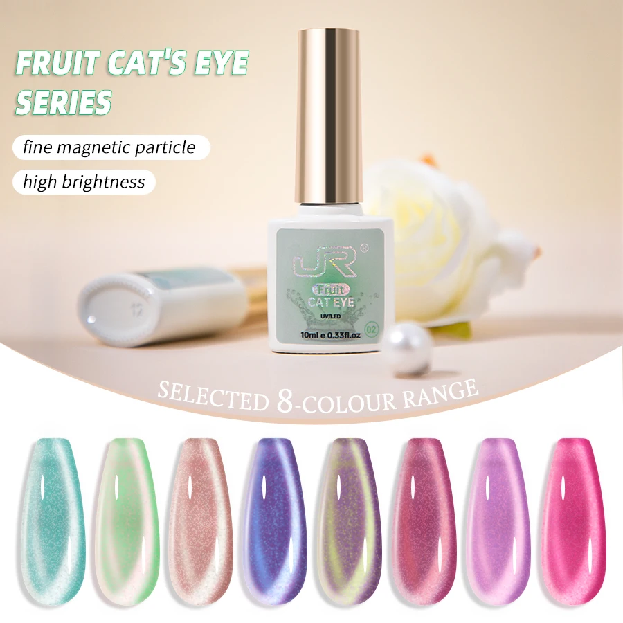 JR 8 шт., 10 мл, набор гель-лаков «кошачий глаз» — 3D-магнитный эффект камня, роскошные оттенки драгоценных камней для длительного маникюрного салона, качество LED/UV
JR 8 шт., 10 мл, набор гель-лаков «кошачий глаз» — 3D-магнитный эффект камня, роскошные оттенки драгоценных камней для длительного маникюрного салона, качество LED/UV