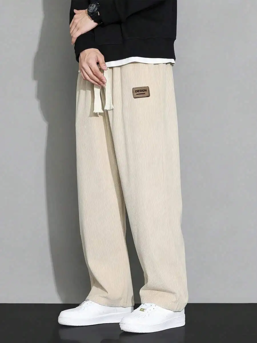 Mens Corduroy Straight Trousers Casual Loose High Street Style Spring Autumn
Mens Corduroy Straight Trousers Casual Loose High Street Style Spring Autumn