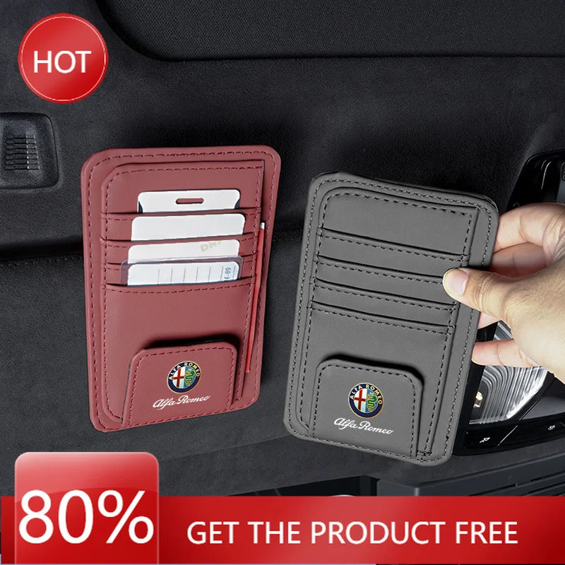 Hub Caps Car Sun Visor Card Bag Storage Clip Glasses Storage Accessories For Alfa Romeo 156 159 147 4C 8C 166 Giulia Giulietta M
Hub Caps Car Sun Visor Card Bag Storage Clip Glasses Storage Accessories For Alfa Romeo 156 159 147 4C 8C 166 Giulia Giulietta M