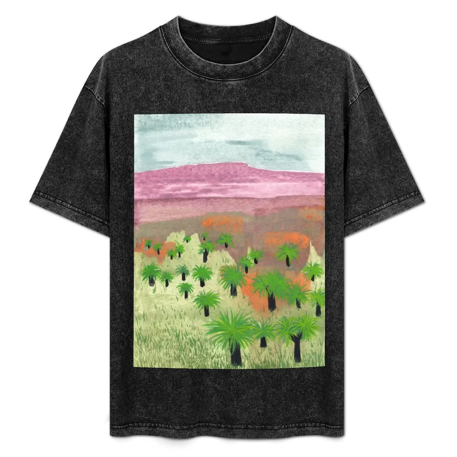 Australian landscape with grass trees T-Shirt Trend Art Print T-Shirt
Australian landscape with grass trees T-Shirt Trend Art Print T-Shirt
