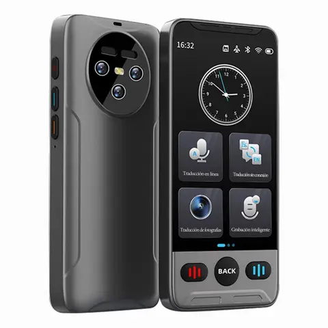 スマートで正確な音声タッチスクリーン翻訳機 142言語対応 HDカメラ 写真撮影 オフライン録音 高速翻訳 旅行学習