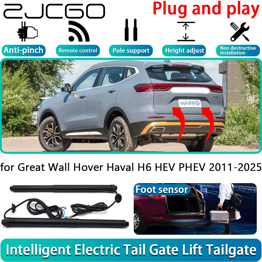 ZJCGO for Great Wall Hover Haval H6 HEV PHEV 2011-2025 Car Electric Powered Tailgate Power Liftgate Automatic Tailgate System
ZJCGO for Great Wall Hover Haval H6 HEV PHEV 2011-2025 Car Electric Powered Tailgate Power Liftgate Automatic Tailgate System