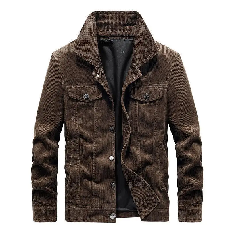 Autumn and Winter New Corduroy Men's Jacket Korean Version Lapel Casual Loose Coat Youth Thin Coat Top
Autumn and Winter New Corduroy Men's Jacket Korean Version Lapel Casual Loose Coat Youth Thin Coat Top