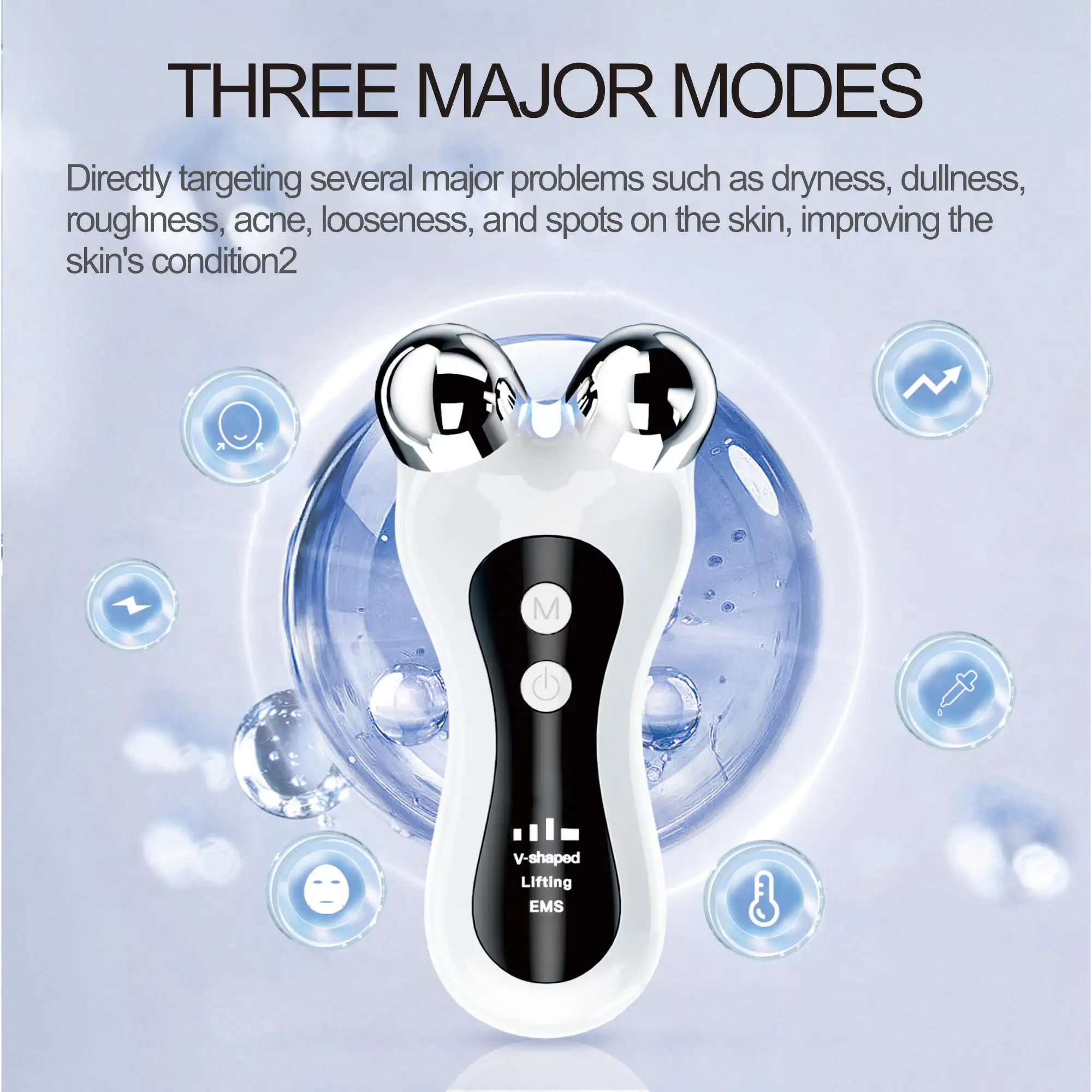 EMS massager facial LED roller massager with facial V-shaped lift wrinkle remover body massager professional skincare tool
EMS massager facial LED roller massager with facial V-shaped lift wrinkle remover body massager professional skincare tool