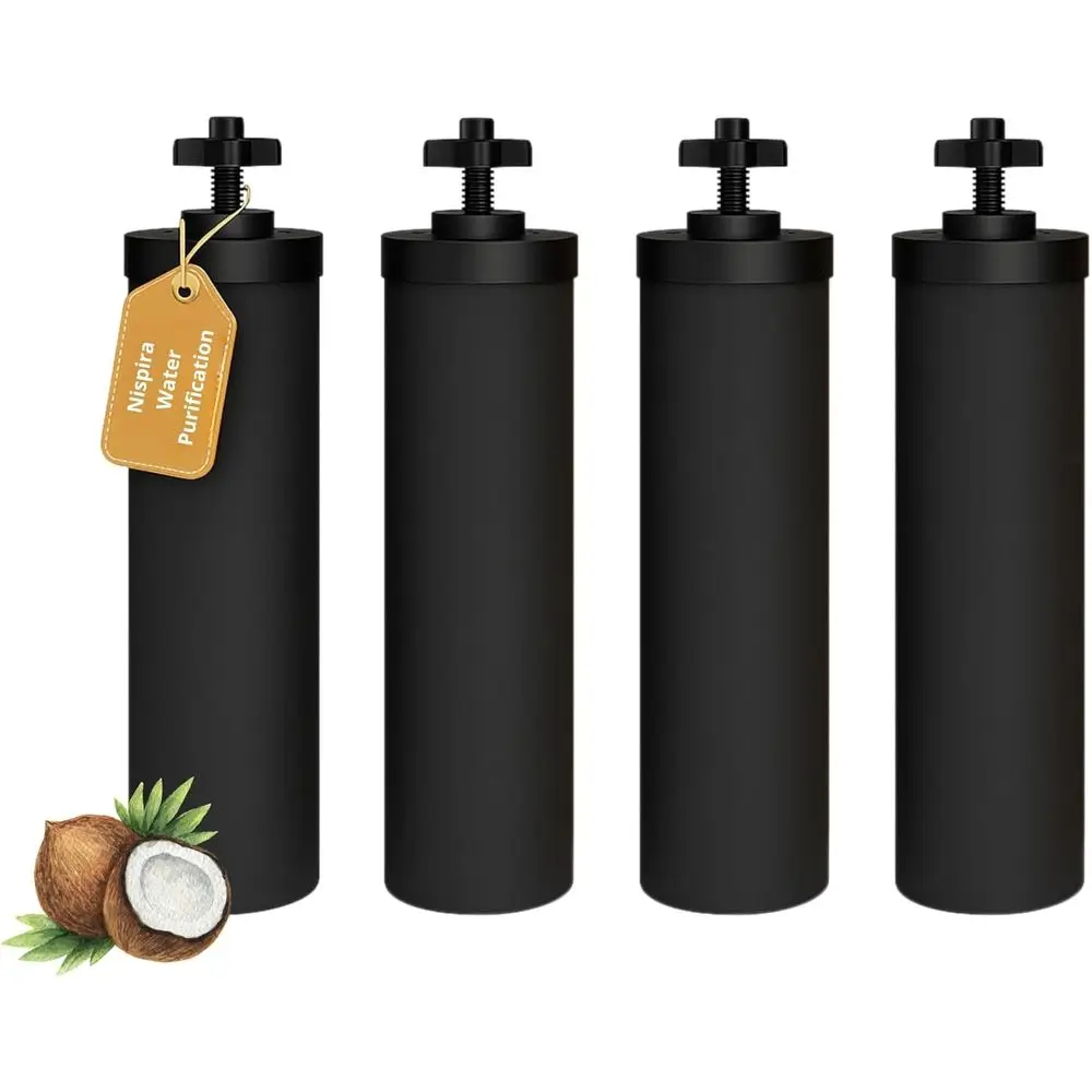 Black Element Countertop Water Filter Cartridge, 4-Pack, Compatible with Premium Water Filtration Systems
Black Element Countertop Water Filter Cartridge, 4-Pack, Compatible with Premium Water Filtration Systems