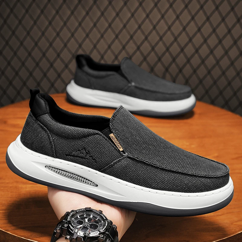 Outdoor Men Casual Shoes Fashion Walking Sneakers Breathable Slip on Canvas Man Loafers Cloth Lazy Shoes Non-slip Driving Shoes
Outdoor Men Casual Shoes Fashion Walking Sneakers Breathable Slip on Canvas Man Loafers Cloth Lazy Shoes Non-slip Driving Shoes