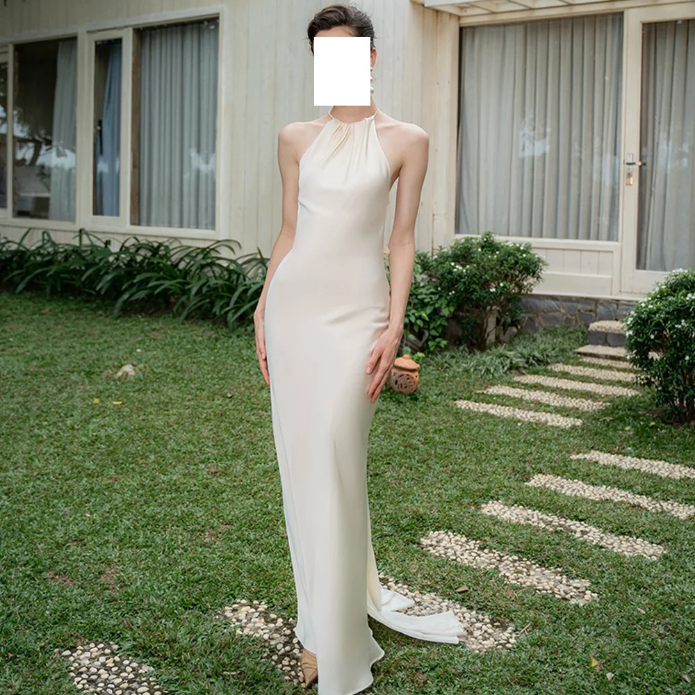 Exquisite Chiffon Open Back Evening Dresses Temperament Panel Train Straight Floor Length Crew neck Sleeveless Party Dress
Exquisite Chiffon Open Back Evening Dresses Temperament Panel Train Straight Floor Length Crew neck Sleeveless Party Dress