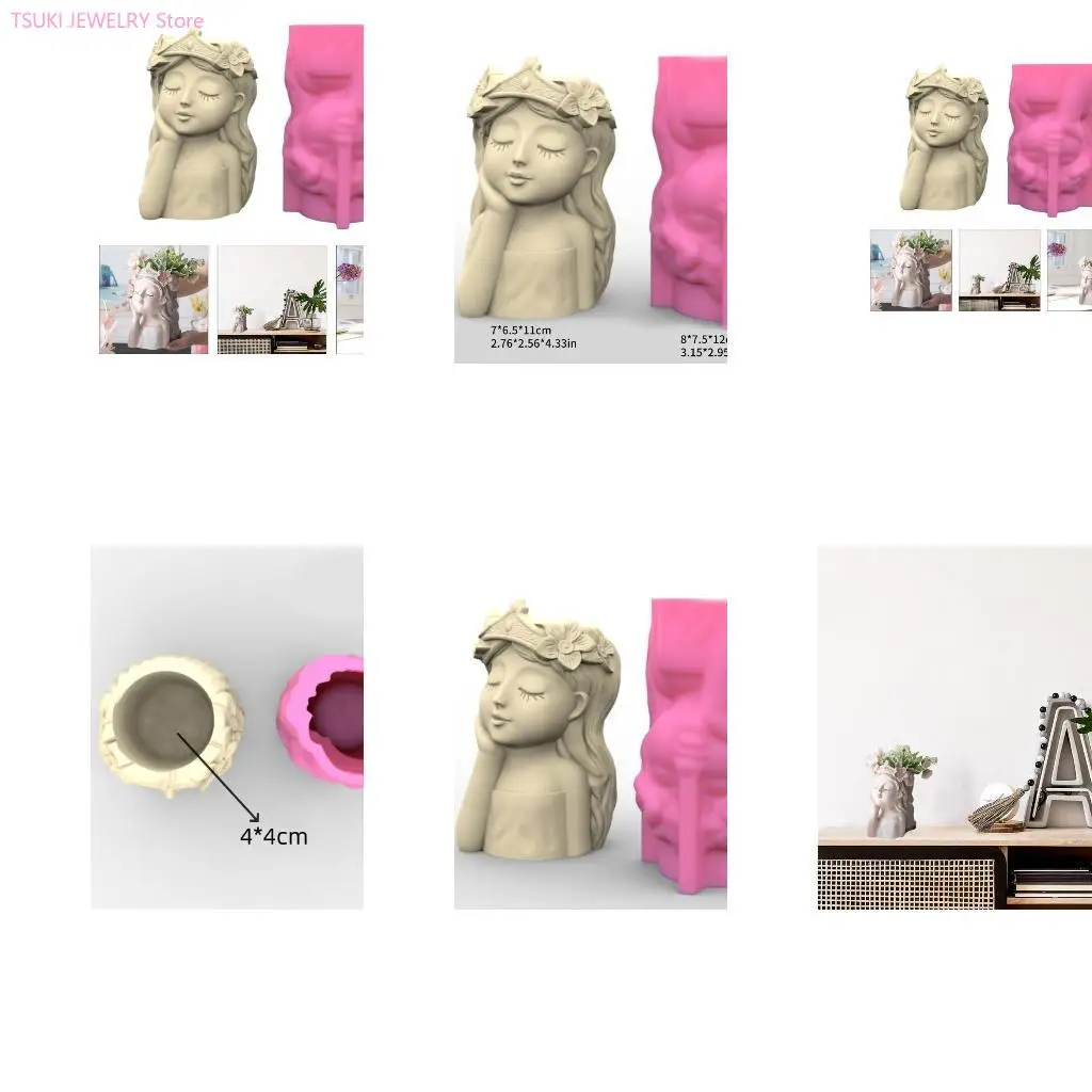 62KE Корона для девочек, держатель для ручек, горшок, силиконовая форма, форма для эпоксидной смолы, форма для украшения стола
62KE Корона для девочек, держатель для ручек, горшок, силиконовая форма, форма для эпоксидной смолы, форма для украшения стола