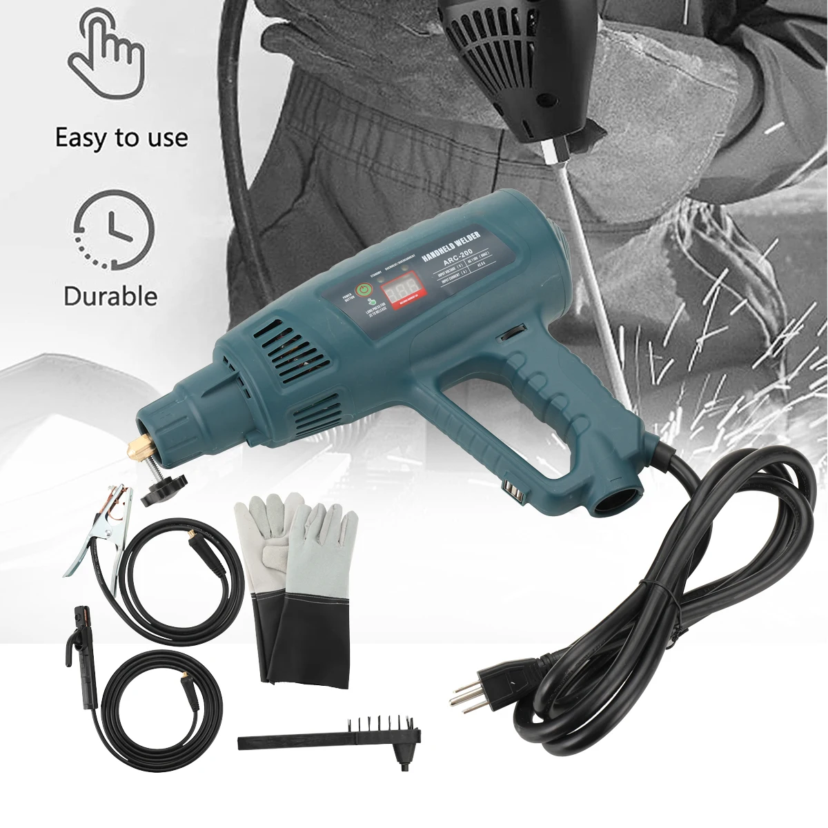 AC110V 4800W Handheld Welding Gun Multiprocess Welder Gun Suitable For MIG / TIG / MMA / STICK Welding
AC110V 4800W Handheld Welding Gun Multiprocess Welder Gun Suitable For MIG / TIG / MMA / STICK Welding