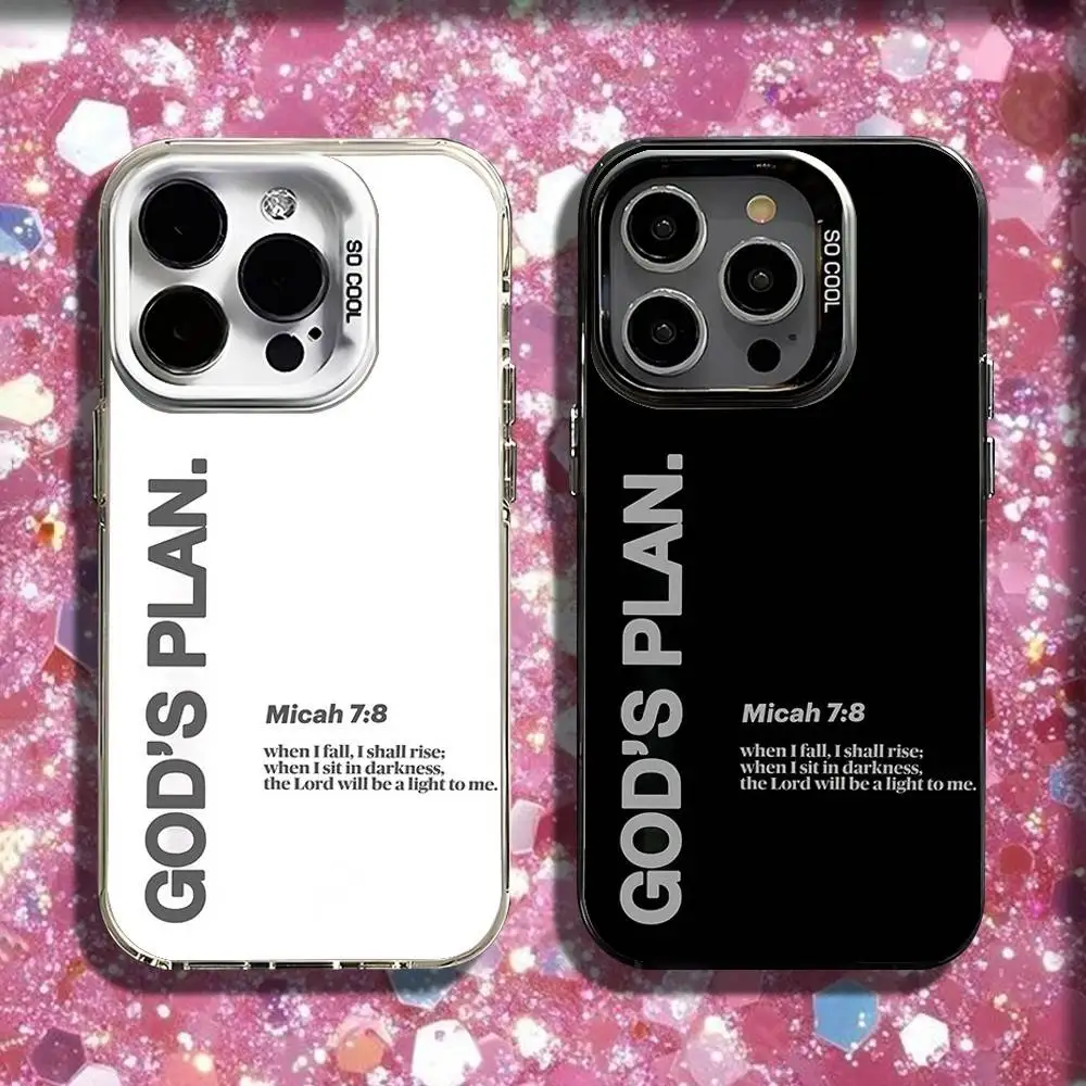 Gods Plan Jesus Bible Verse Phone Case For iPhone 16,15,14,13,12,11,Pro,Max,Plus,Mini,SE Black White Matte Shockproof Cover
Gods Plan Jesus Bible Verse Phone Case For iPhone 16,15,14,13,12,11,Pro,Max,Plus,Mini,SE Black White Matte Shockproof Cover