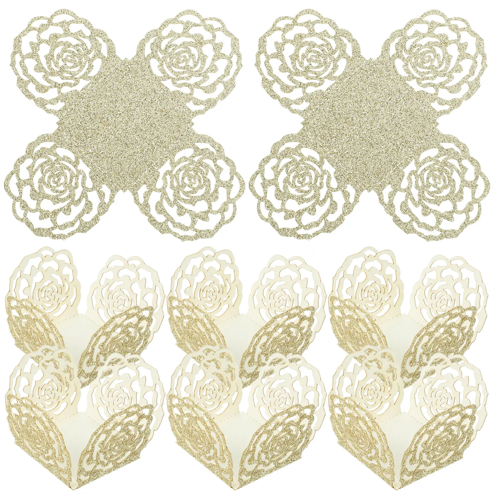 50 Pcs Chocolate Tray Dessert Cups Table Decor Party Paper Candy Box Lightweight Compact Creative Hollow Practical Packaging
50 Pcs Chocolate Tray Dessert Cups Table Decor Party Paper Candy Box Lightweight Compact Creative Hollow Practical Packaging