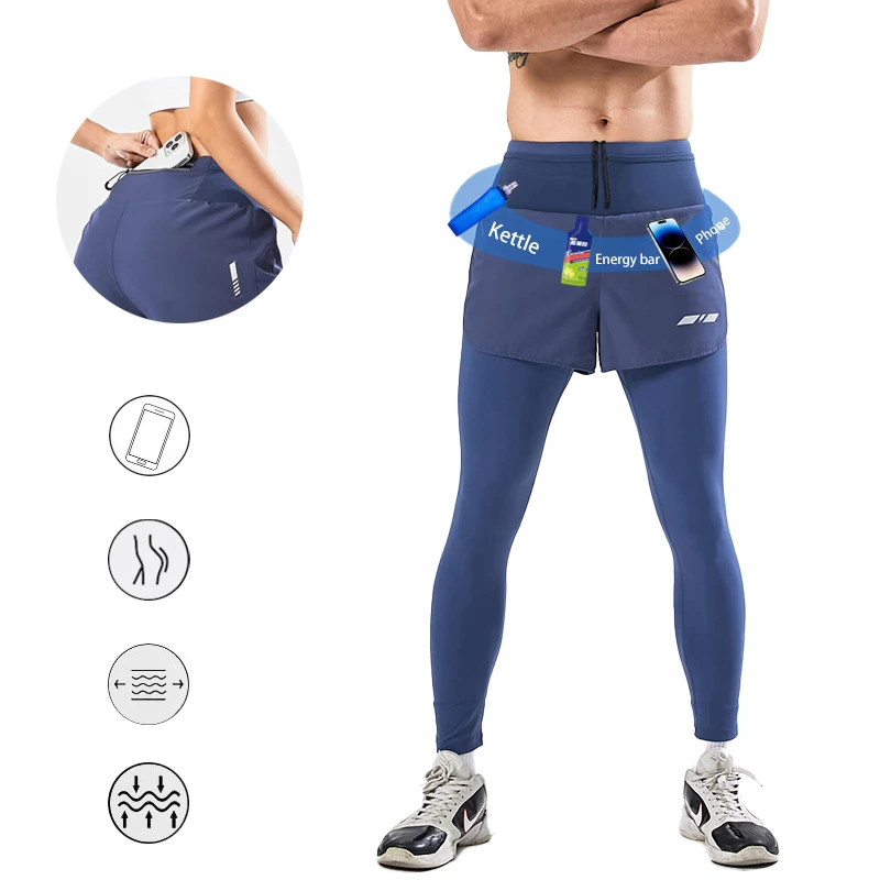 (M-2XL)Мужские быстросохнущие марафонские леггинсы с 5 карманами на осень-зиму, ультратонкие флисовые двухсекционные брюки для бега с карманами и полной талией
(M-2XL)Мужские быстросохнущие марафонские леггинсы с 5 карманами на осень-зиму, ультратонкие флисовые двухсекционные брюки для бега с карманами и полной талией