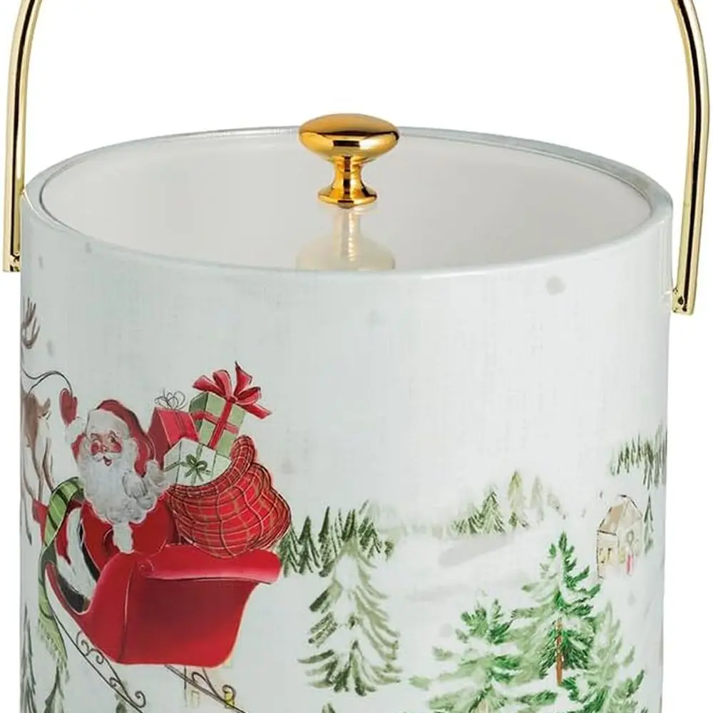 Festive Santa Ice Bucket for Christmas Celebrations
Festive Santa Ice Bucket for Christmas Celebrations