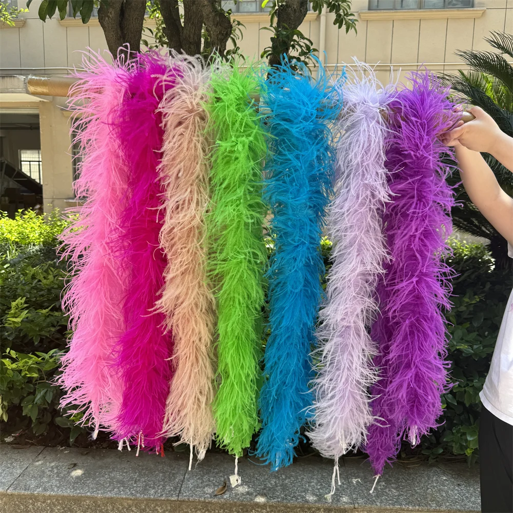High Quality Fluffy Ostrich Feathers Boas for 6Ply Diy Crafts Wedding Party Decortion Dress Trims Sewing Shawl Scarf Accessories
High Quality Fluffy Ostrich Feathers Boas for 6Ply Diy Crafts Wedding Party Decortion Dress Trims Sewing Shawl Scarf Accessories