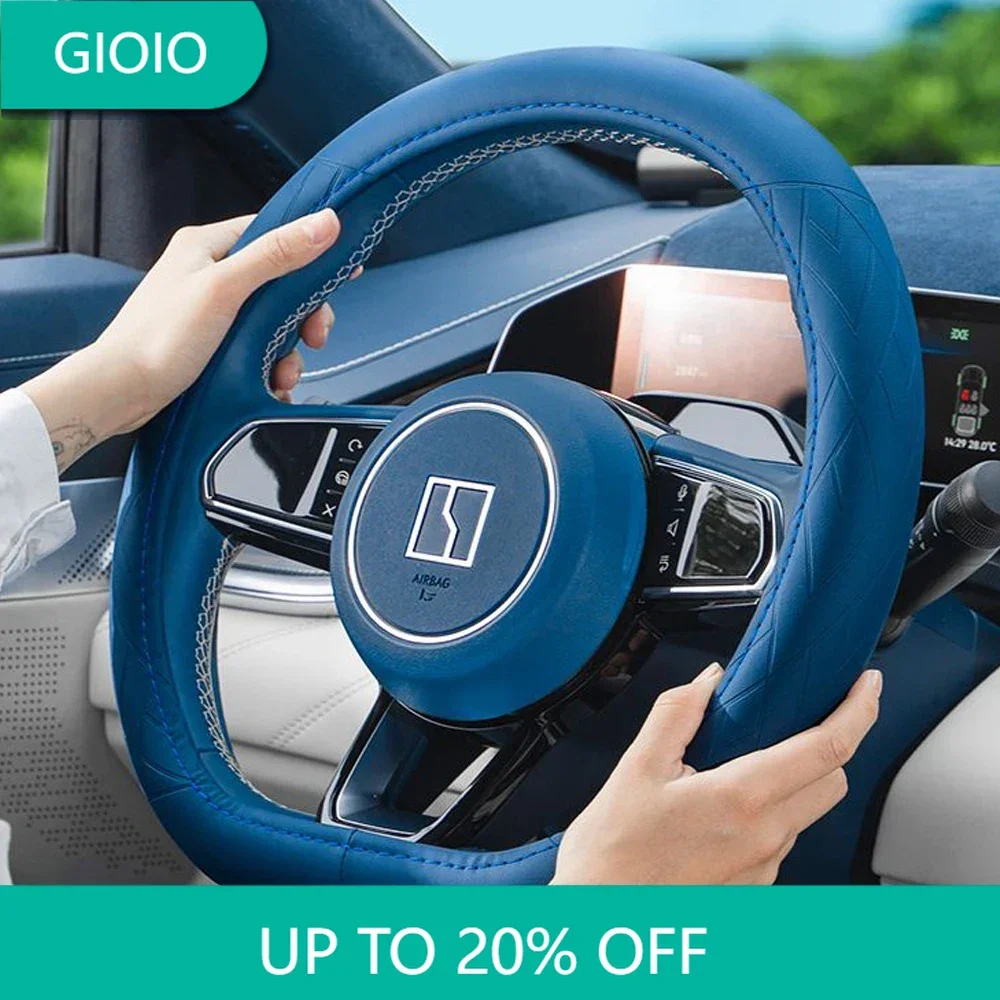 For GEELY ZEEKR 001 2022 2023 Leather Car Steering Wheel Cover Non-slip Steering Wheel Anti-slip Decor Protection Accessories
For GEELY ZEEKR 001 2022 2023 Leather Car Steering Wheel Cover Non-slip Steering Wheel Anti-slip Decor Protection Accessories