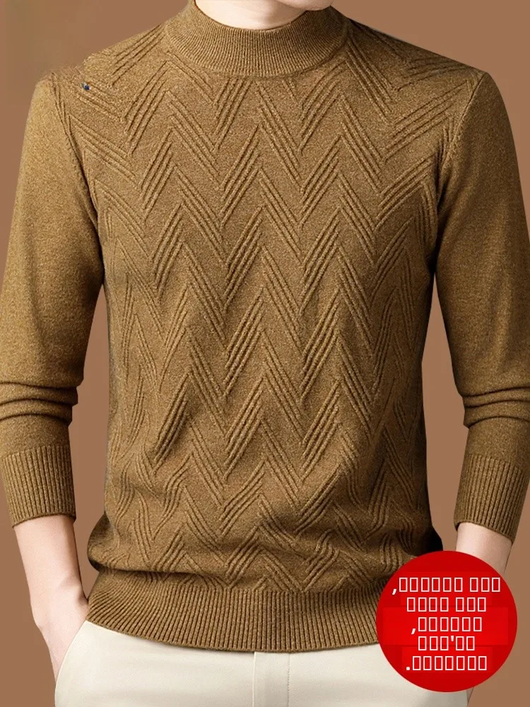 Rn Men's Knitted Sweater f High Collar Casual Base irt mid High Collar Thiened Long Sve Busin Casual Sle
Rn Men's Knitted Sweater f High Collar Casual Base irt mid High Collar Thiened Long Sve Busin Casual Sle